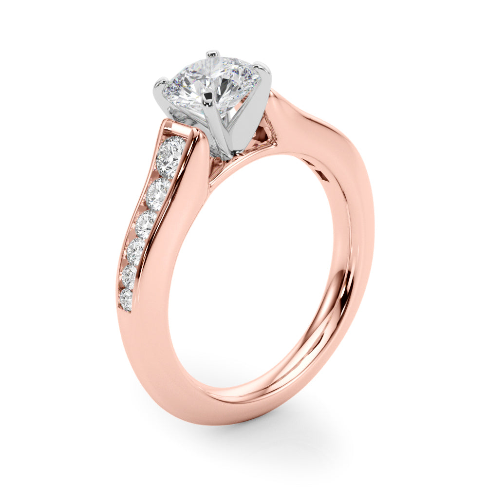 Channel-Set Diamond Engagement Ring (1/2 ct. tw.)