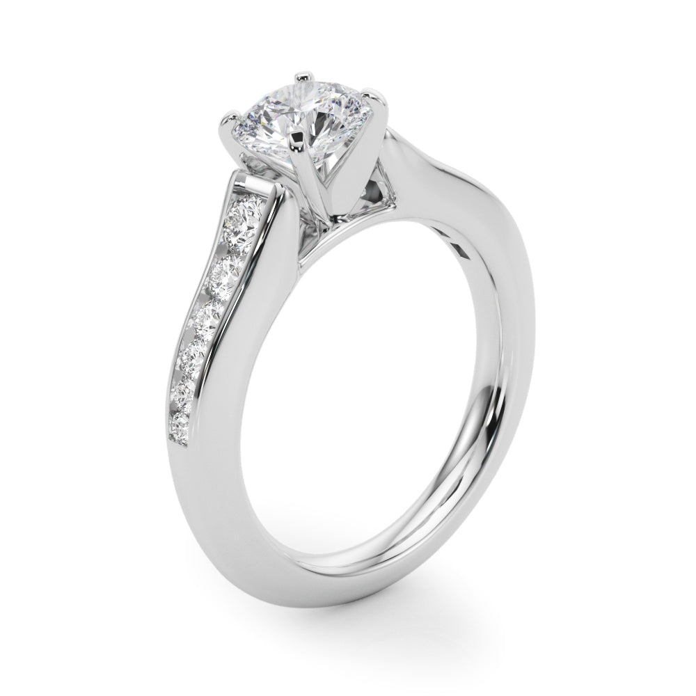 Channel-Set Diamond Engagement Ring (1/2 ct. tw.)