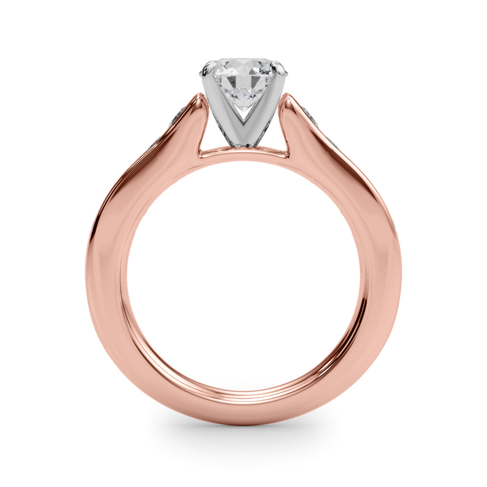 Channel-Set Diamond Engagement Ring (1/2 ct. tw.)