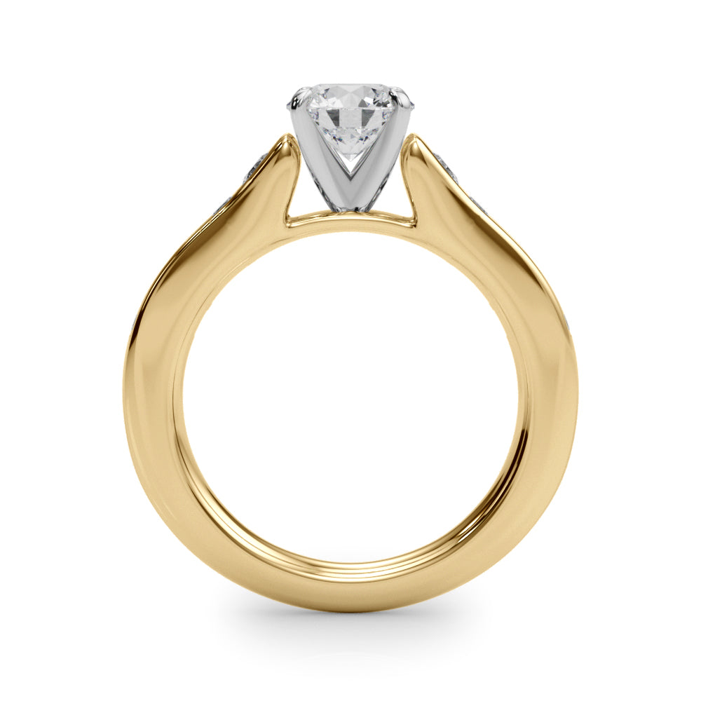 Channel-Set Diamond Engagement Ring (1/2 ct. tw.)