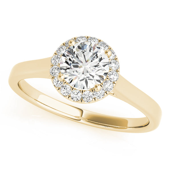 Classic Halo Diamond Engagement Ring (1/15 ct. tw.)