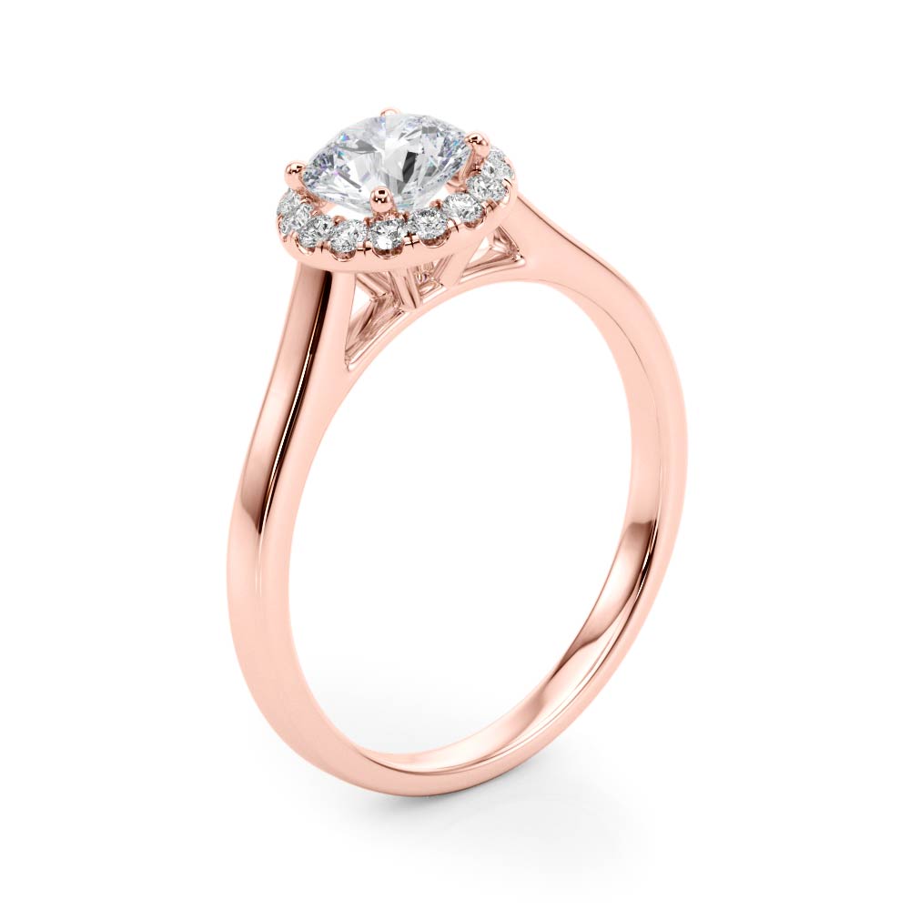 Classic Halo Diamond Engagement Ring (1/15 ct. tw.)