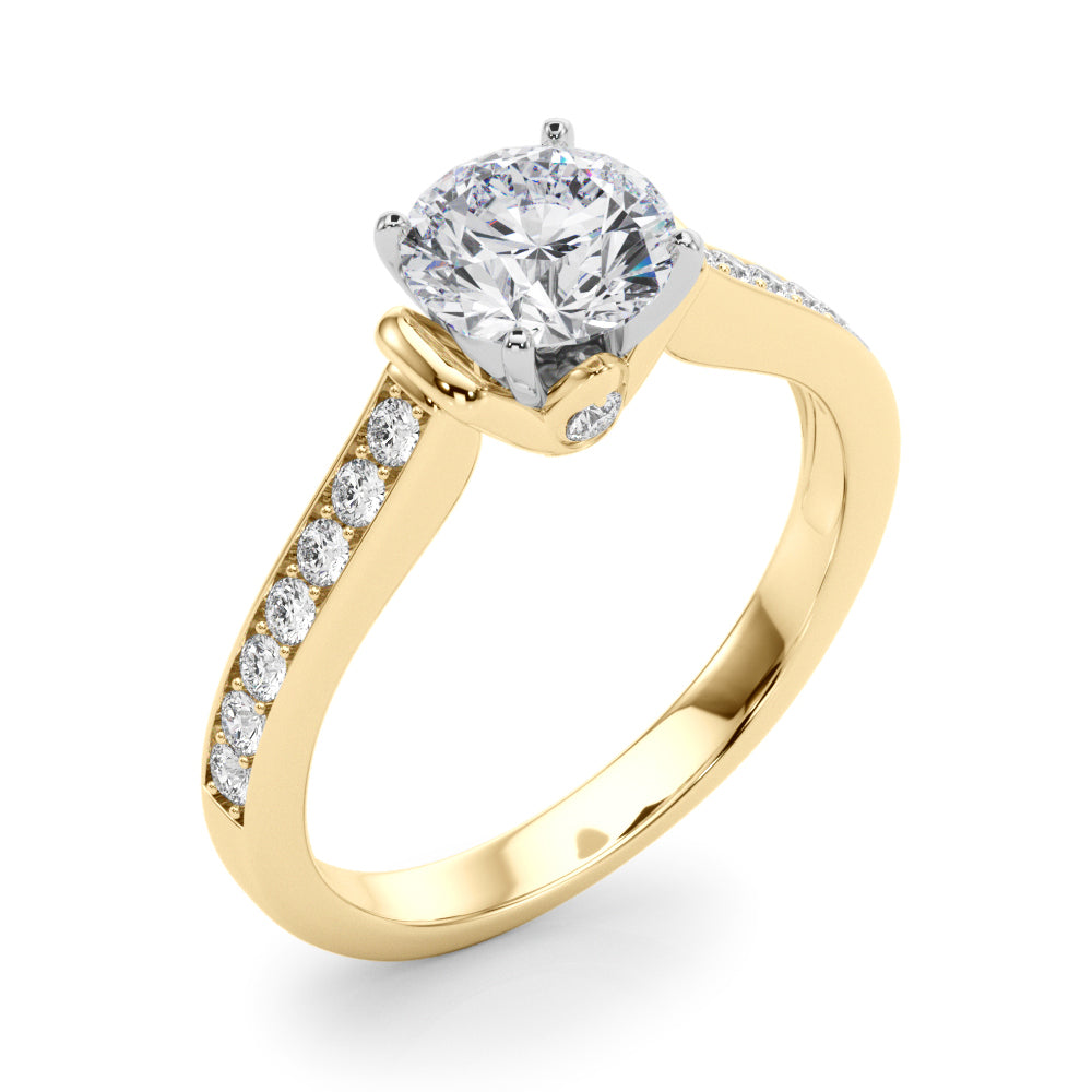 Classic Channel-Set Diamond Engagement Ring (1/5 ct. tw.)