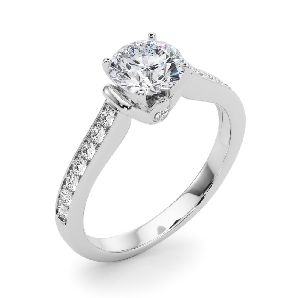 Classic Channel-Set Diamond Engagement Ring (1/5 ct. tw.)