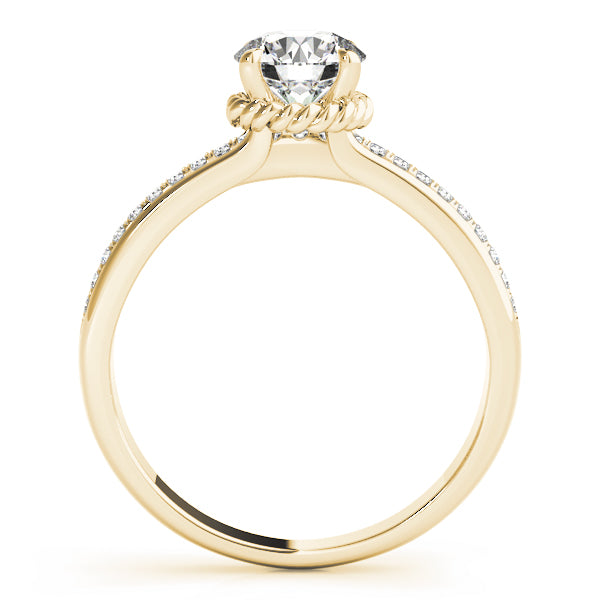 Channel-Set Diamond Engagement Ring (1/8 ct. tw.)