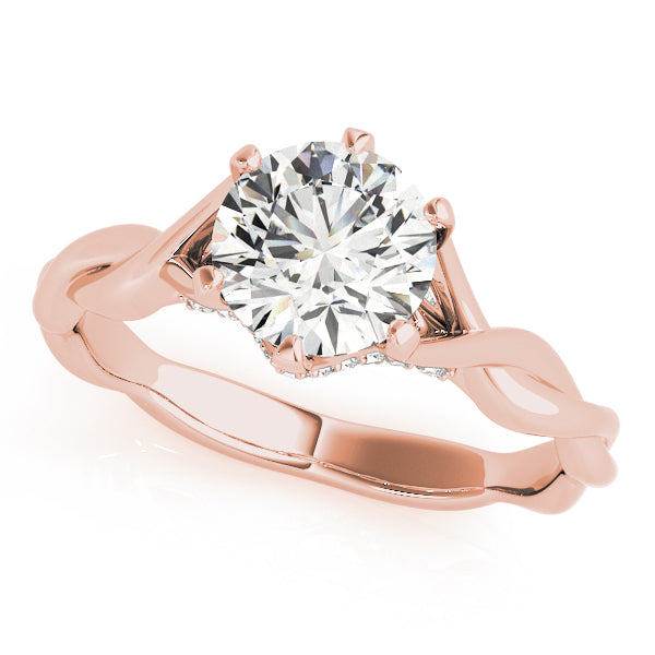 Petite Twist Diamond Engagement Ring (3/4 ct. tw.)