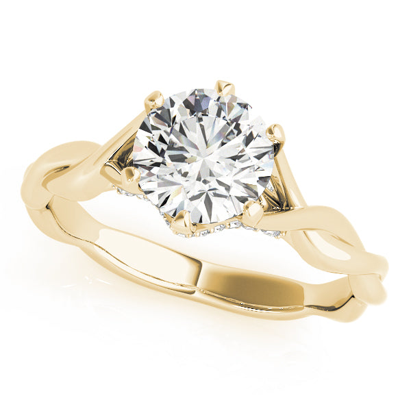 Petite Twist Diamond Engagement Ring (3/4 ct. tw.)