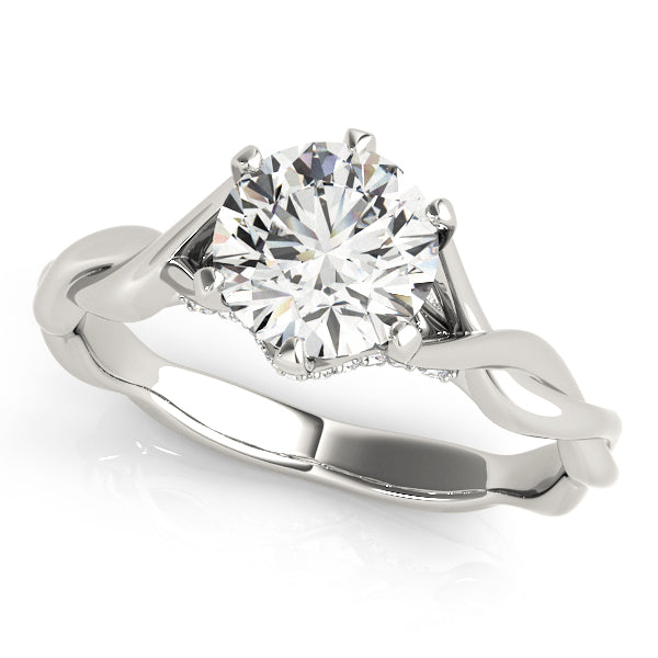 Petite Twist Diamond Engagement Ring (3/4 ct. tw.)
