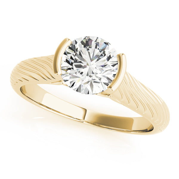 Modern Solitaire Engagement Ring