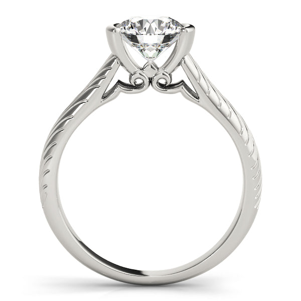 Modern Solitaire Engagement Ring