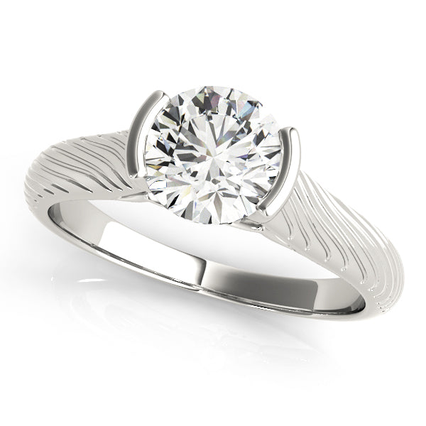 Modern Solitaire Engagement Ring