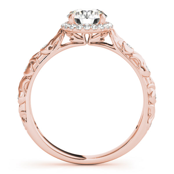 Romantic Halo Diamond Engagement Ring (1/6 ct. tw.)