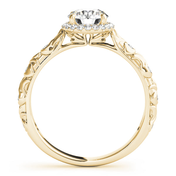 Romantic Halo Diamond Engagement Ring (1/6 ct. tw.)
