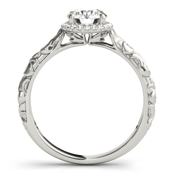 Romantic Halo Diamond Engagement Ring (1/6 ct. tw.)
