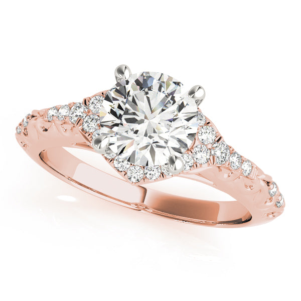 Graduated Diamond Engagement Ring (1/6 ct. tw.)