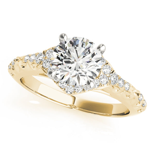 Graduated Diamond Engagement Ring (1/6 ct. tw.)