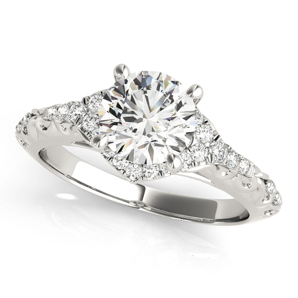 Graduated Diamond Engagement Ring (1/6 ct. tw.)