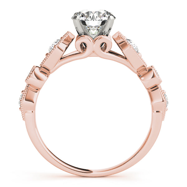 Vintage Milgrain Bezel Diamond Engagement Ring (1/6 ct. tw.)