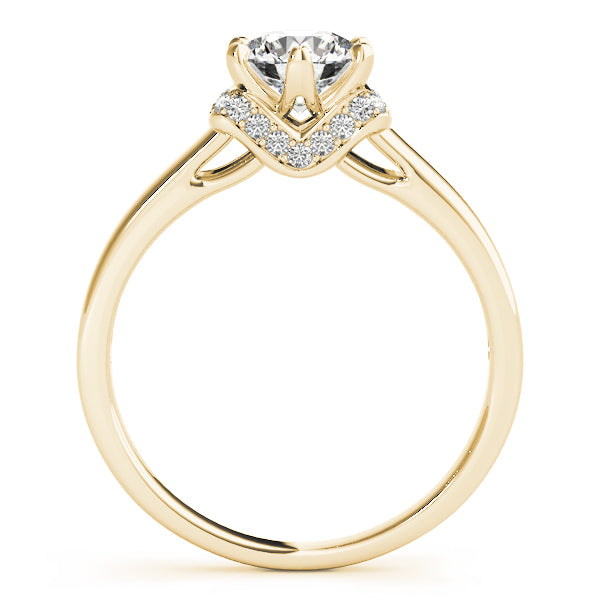 Classic Diamond Accent Solitaire Engagement Ring (1/10 ct. tw.)