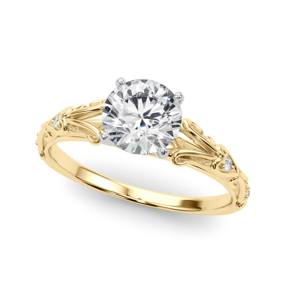 Romantic Vintage Diamond Engagement Ring (1/20 ct. tw.)