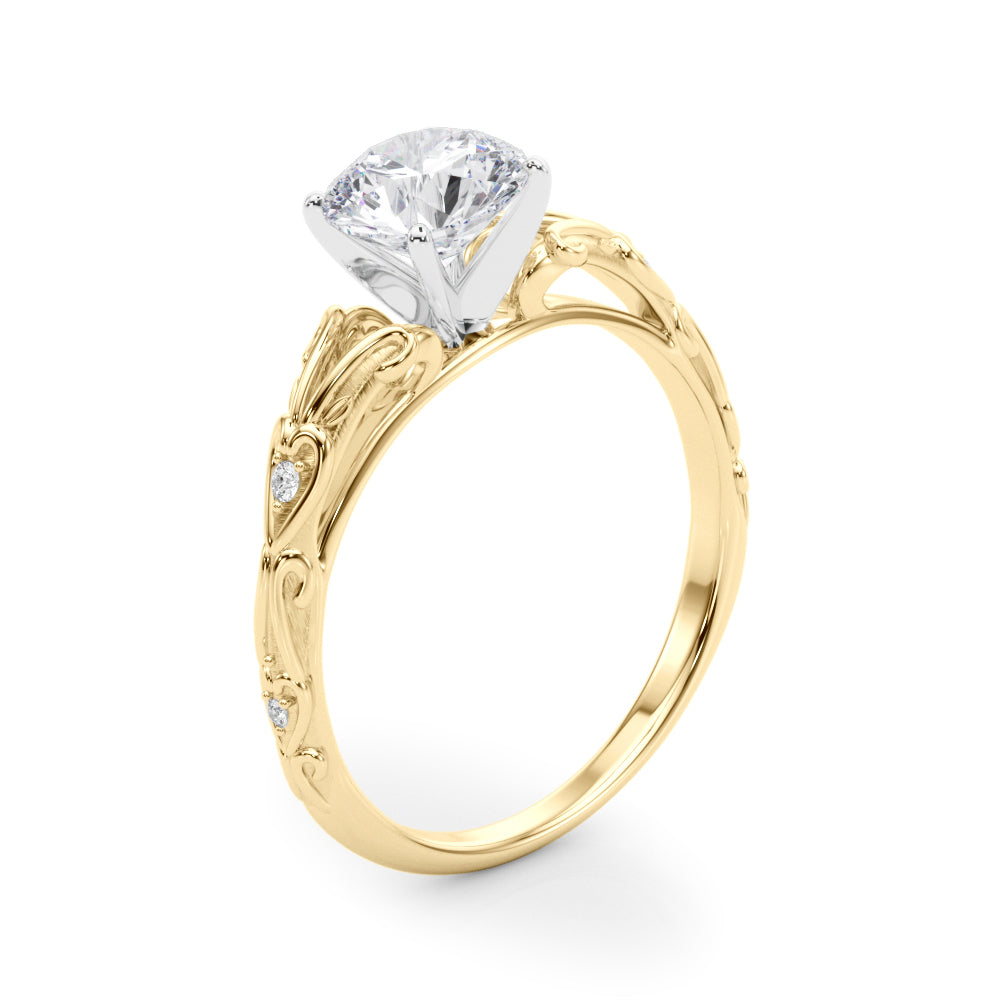 Romantic Vintage Diamond Engagement Ring (1/20 ct. tw.)