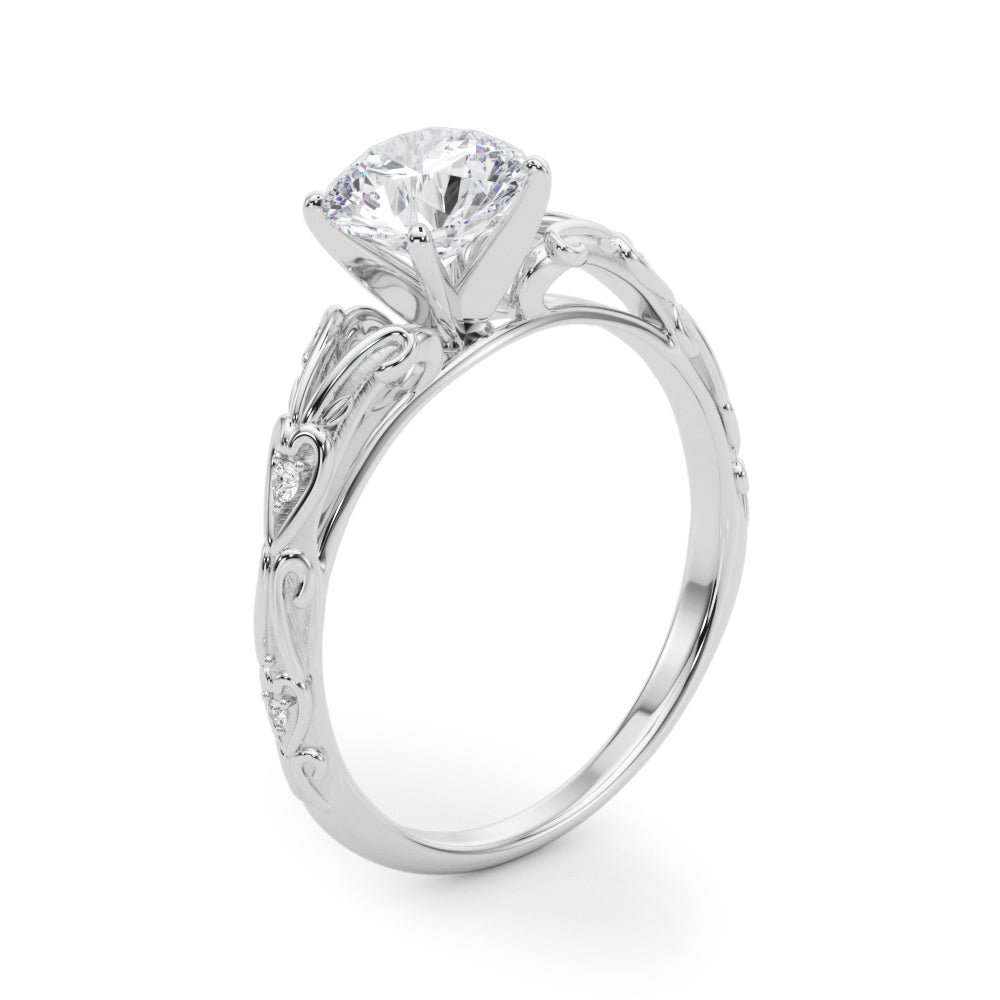 Romantic Vintage Diamond Engagement Ring (1/20 ct. tw.)