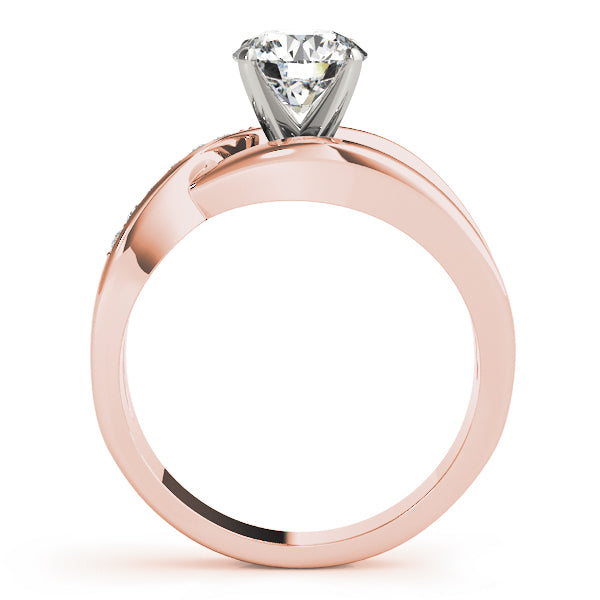 Modern Twist Diamond Engagement Ring (1/8 ct. tw.)