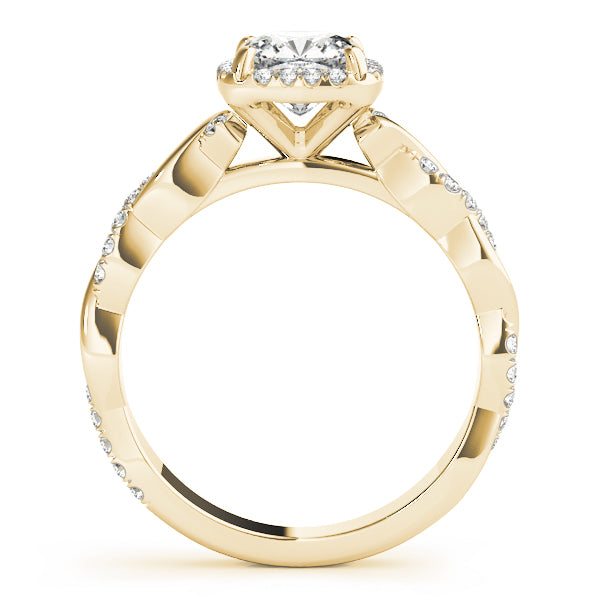 Twist Halo Diamond Engagement Ring (2 ct. tw.)