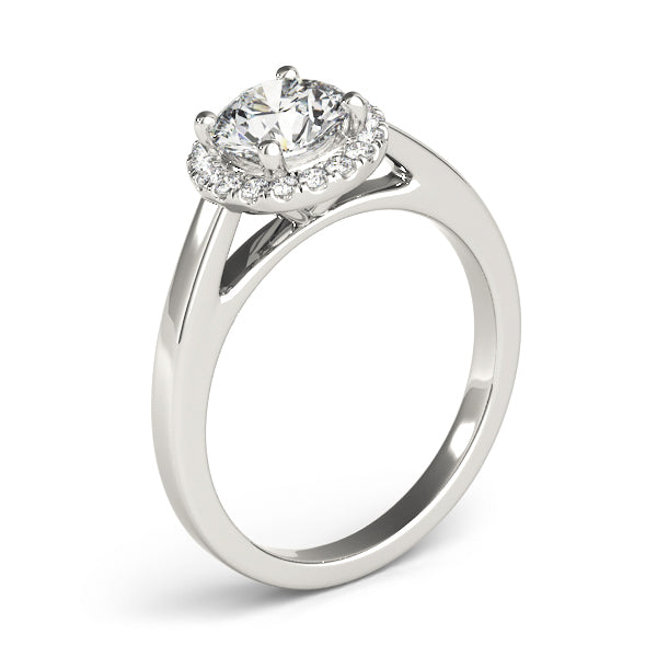 Classic Halo Diamond Engagement Ring (1/10 ct. tw.)