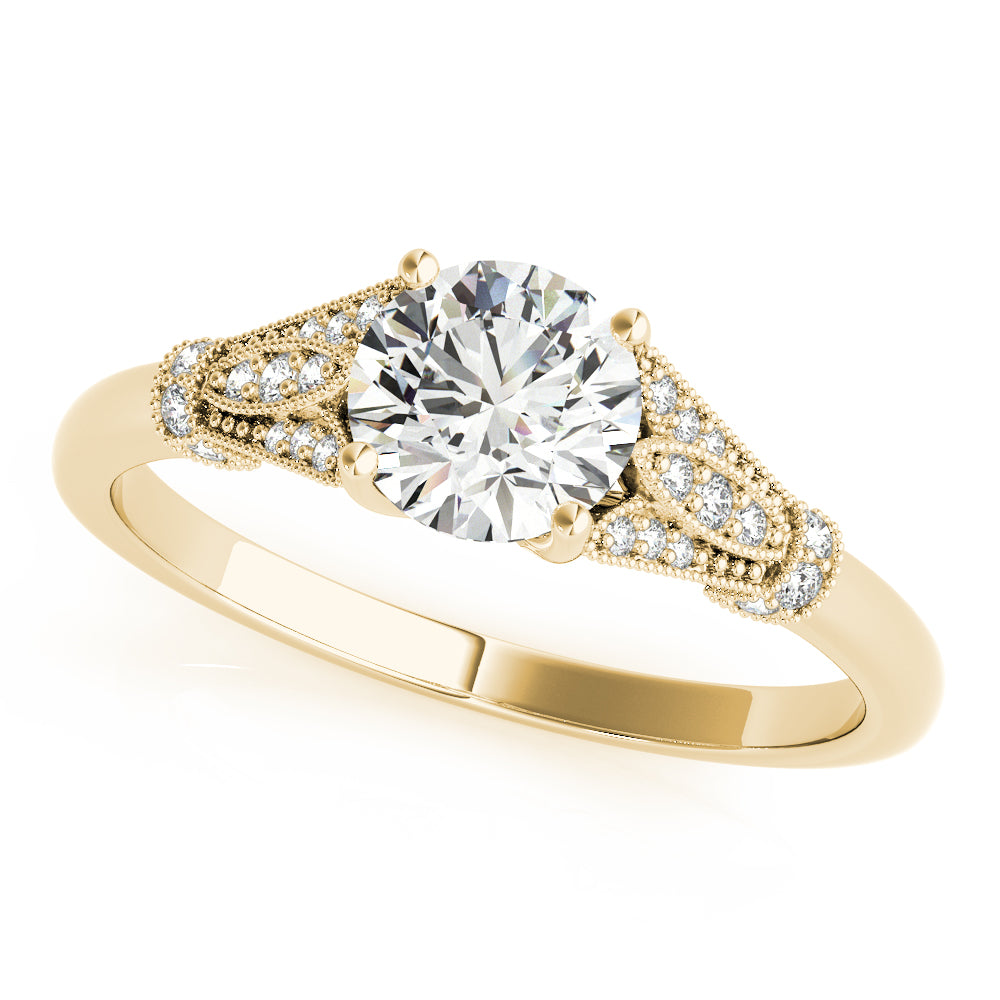Vintage Milgrain Diamond Engagement Ring (2 ct. tw.)