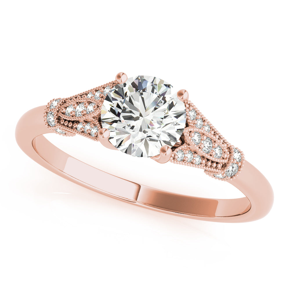 Vintage Milgrain Diamond Engagement Ring (2 ct. tw.)