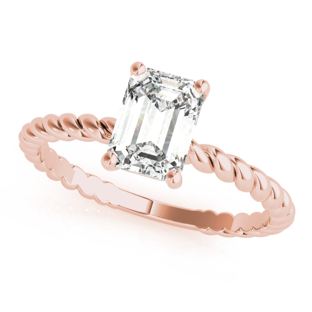 Twist Solitaire Diamond Engagement Ring (5/8 ct. tw.)