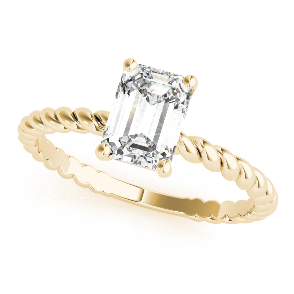 Twist Solitaire Diamond Engagement Ring (5/8 ct. tw.)