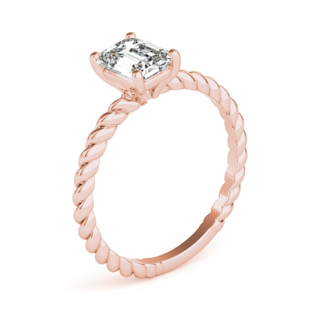 Twist Solitaire Diamond Engagement Ring (5/8 ct. tw.)