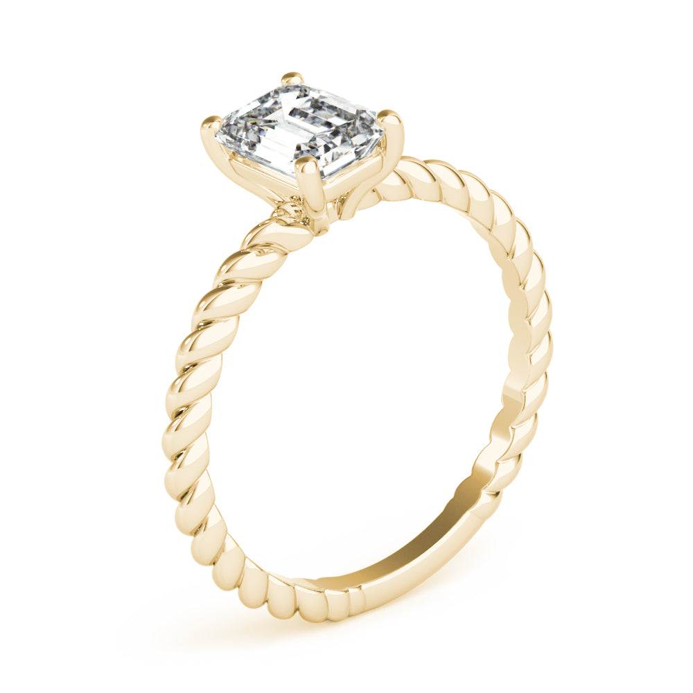 Twist Solitaire Diamond Engagement Ring (5/8 ct. tw.)