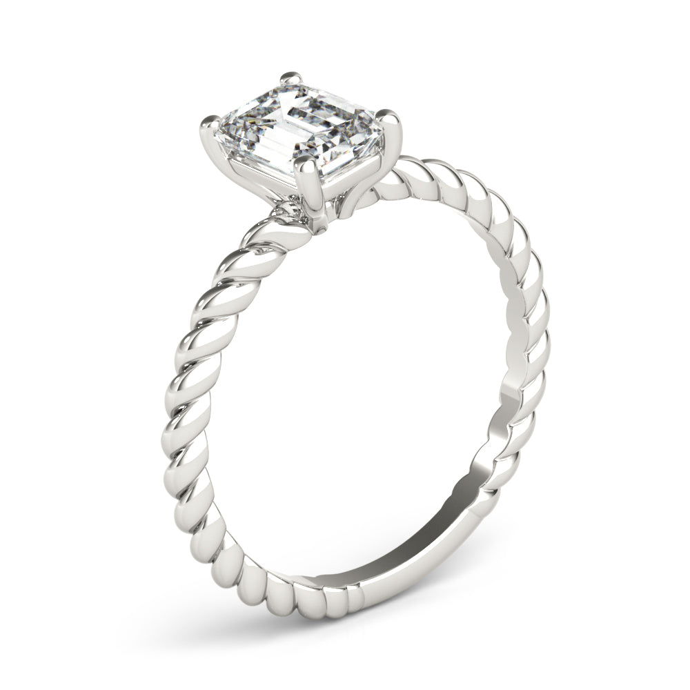Twist Solitaire Diamond Engagement Ring (5/8 ct. tw.)