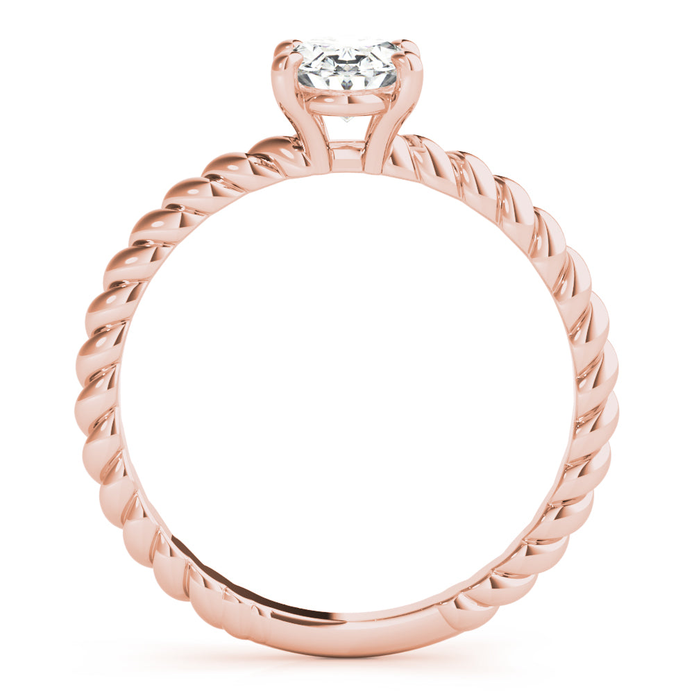 Twist Solitaire Engagement Ring (3/8 ct. tw.)