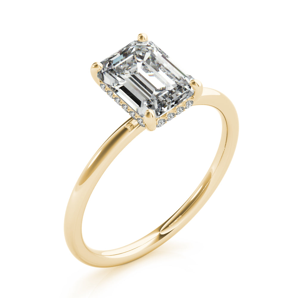 Classic Pavé Diamond Engagement Ring (1/20 ct. tw.)