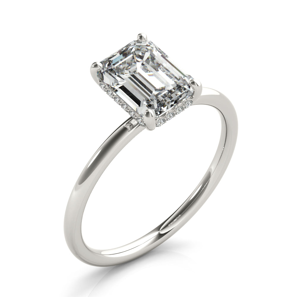 Classic Pavé Diamond Engagement Ring (1/20 ct. tw.)