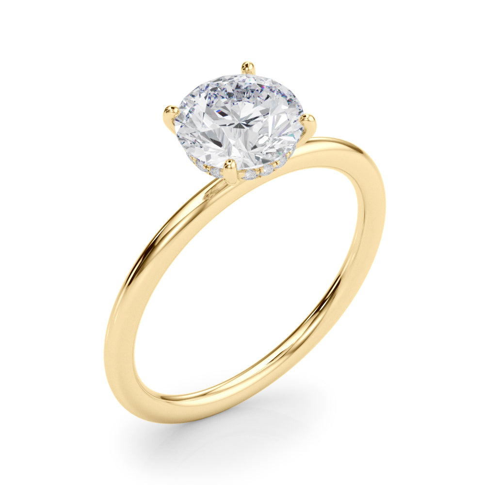 Classic Simple Solitaire Engagement Ring (1/20 ct. tw.)