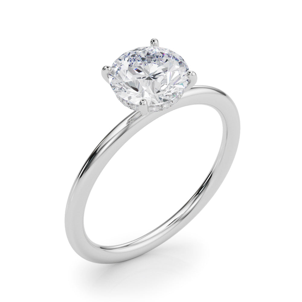Classic Simple Solitaire Engagement Ring (1/20 ct. tw.)