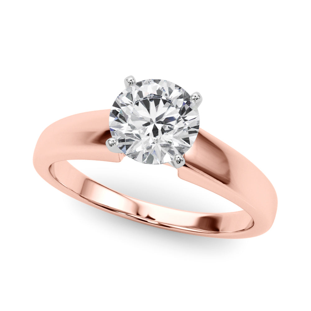 Classic Four-Prong Solitaire Engagement Ring