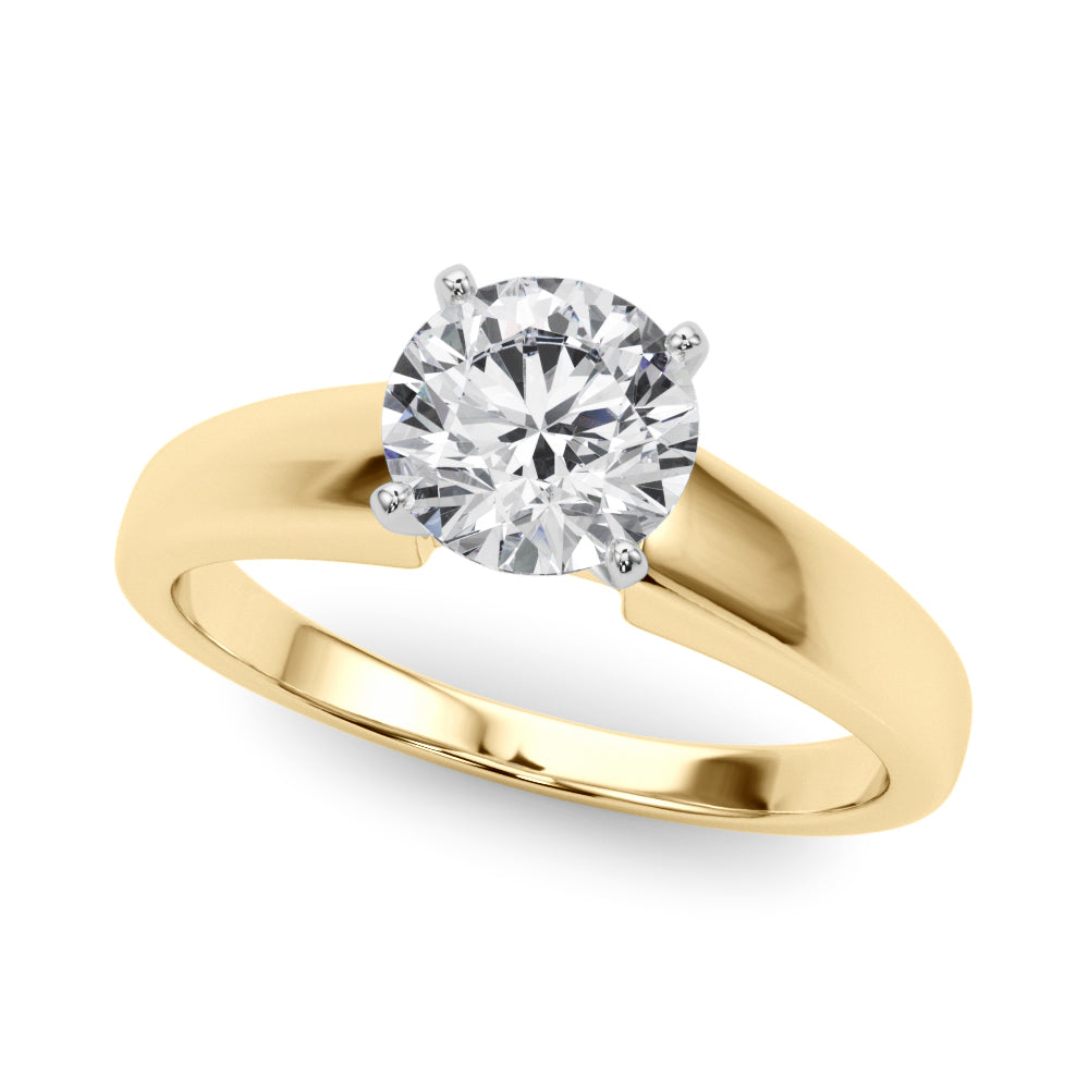 Classic Four-Prong Solitaire Engagement Ring