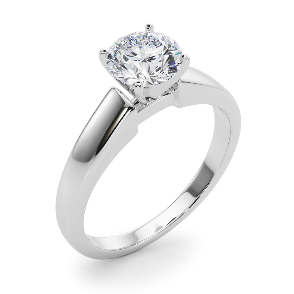 Classic Four-Prong Solitaire Engagement Ring