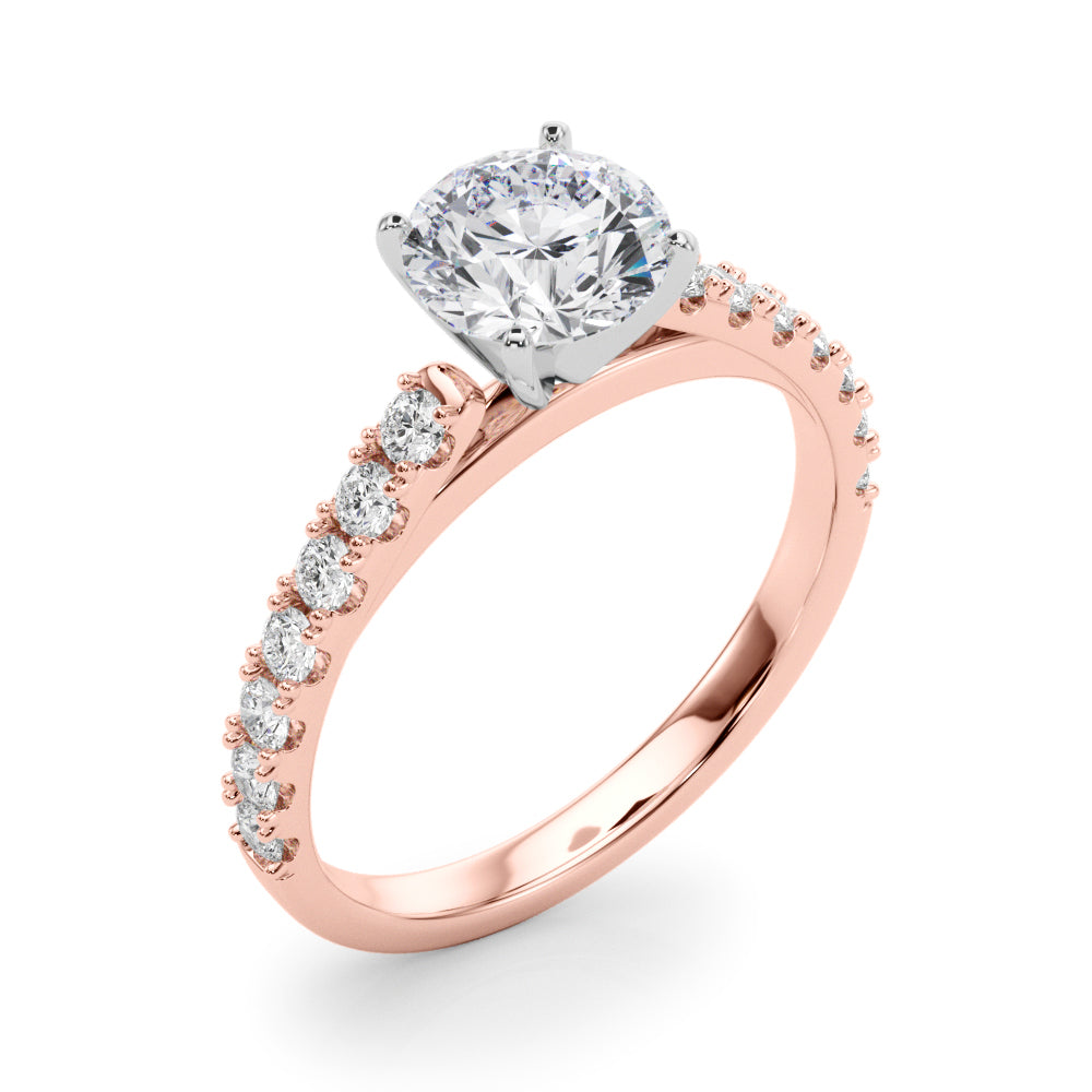 Petite Diamond Accent Solitaire Engagement Ring (3/8 ct. tw.)