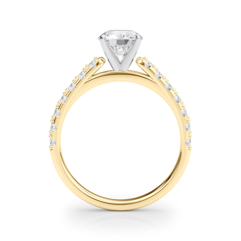 Petite Diamond Accent Solitaire Engagement Ring (3/8 ct. tw.)