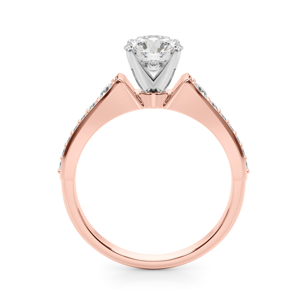 Pave Diamond Engagement Ring (1/4 ct. tw.)