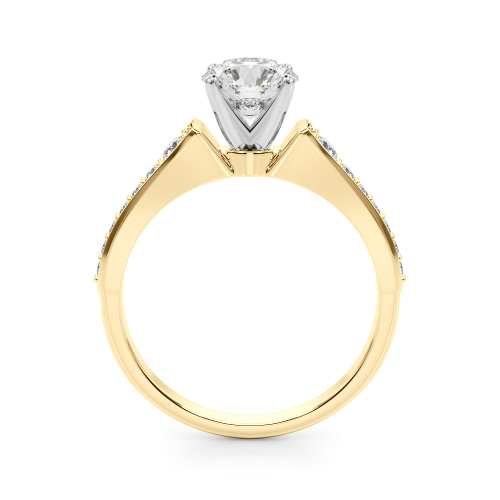 Pave Diamond Engagement Ring (1/4 ct. tw.)