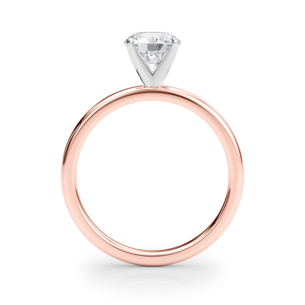 Classic Four-Prong Solitaire Diamond Engagement Ring