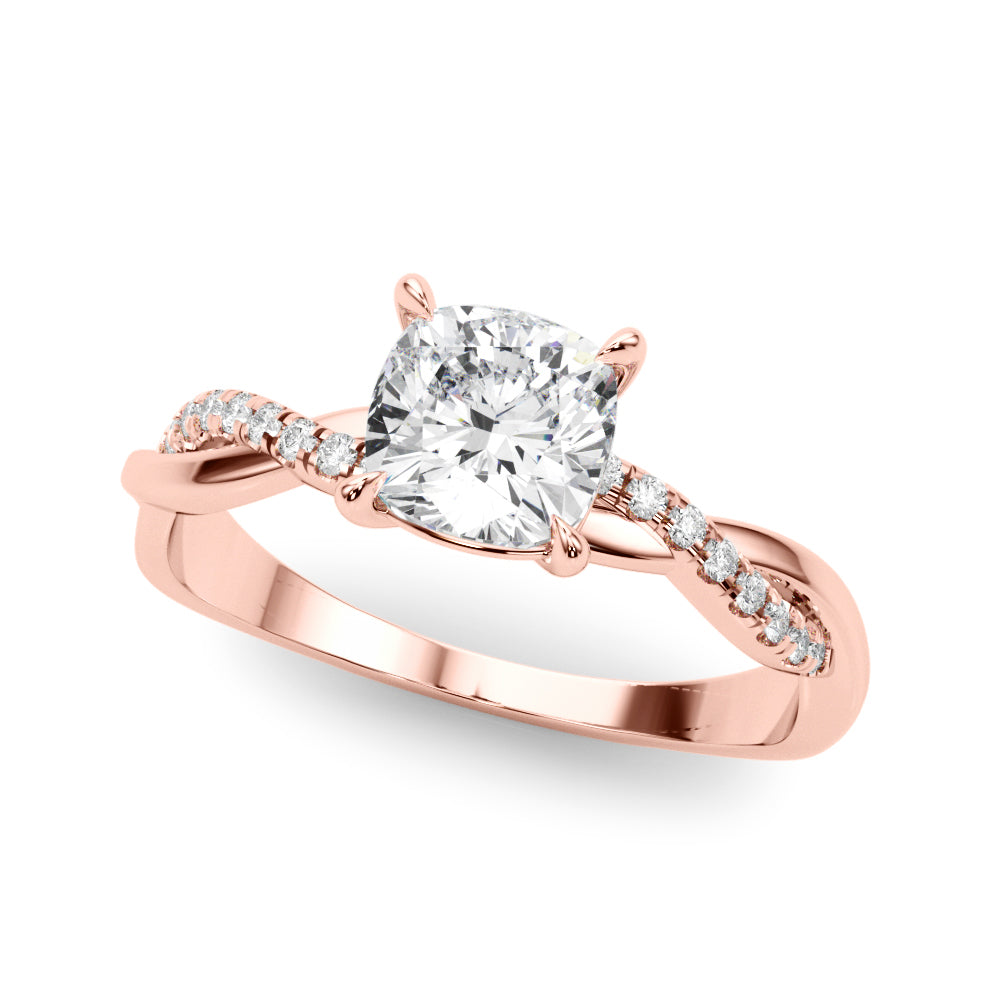 Petite Twist Diamond Engagement Ring (2 ct. tw.)